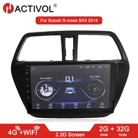 hactivol 2g32g android car radio for suzuki s cross 2014 car dvd player gps navi car accessories 4g multimedia player