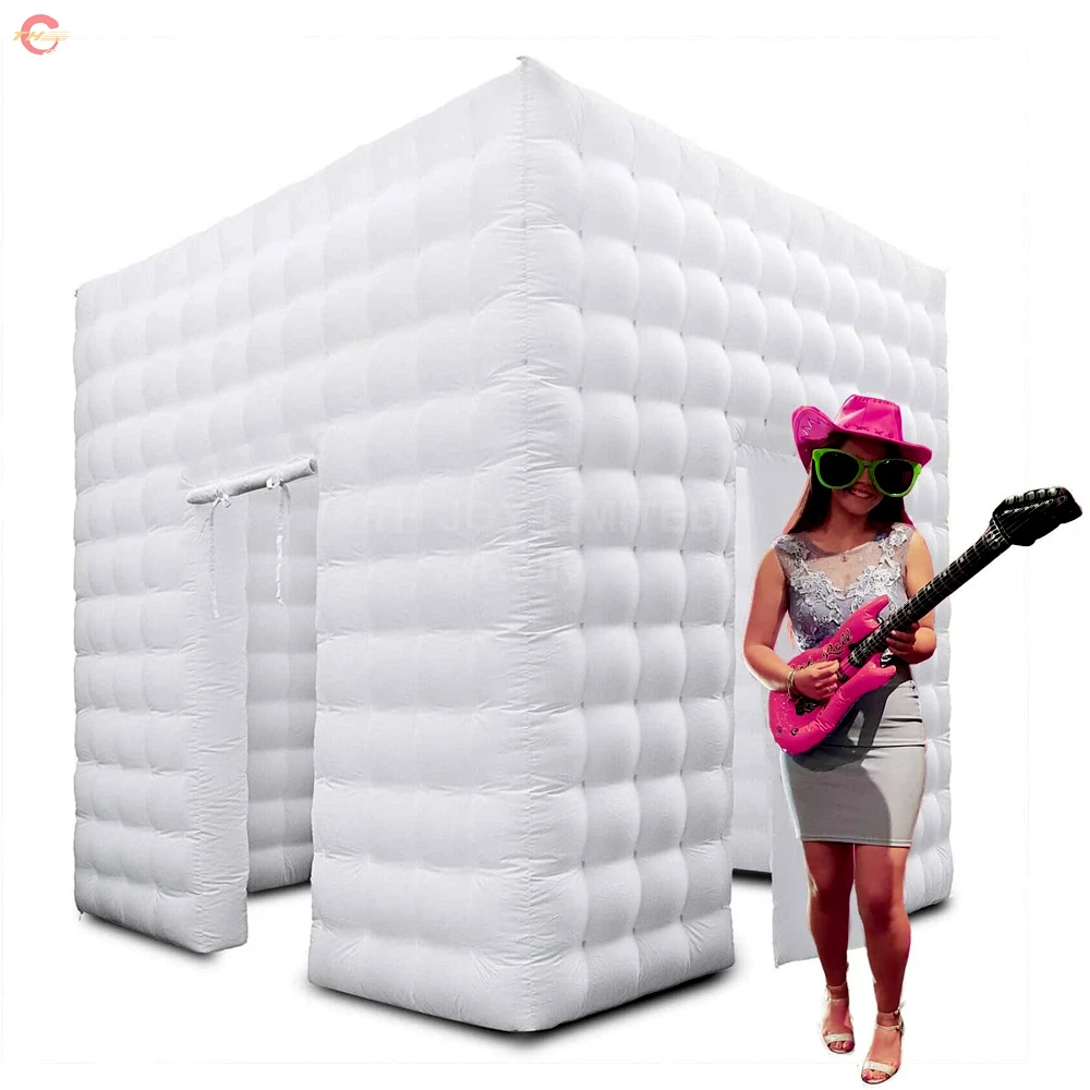 Бесплатная доставка светодиодное освещение популярная надувная фотопалатка