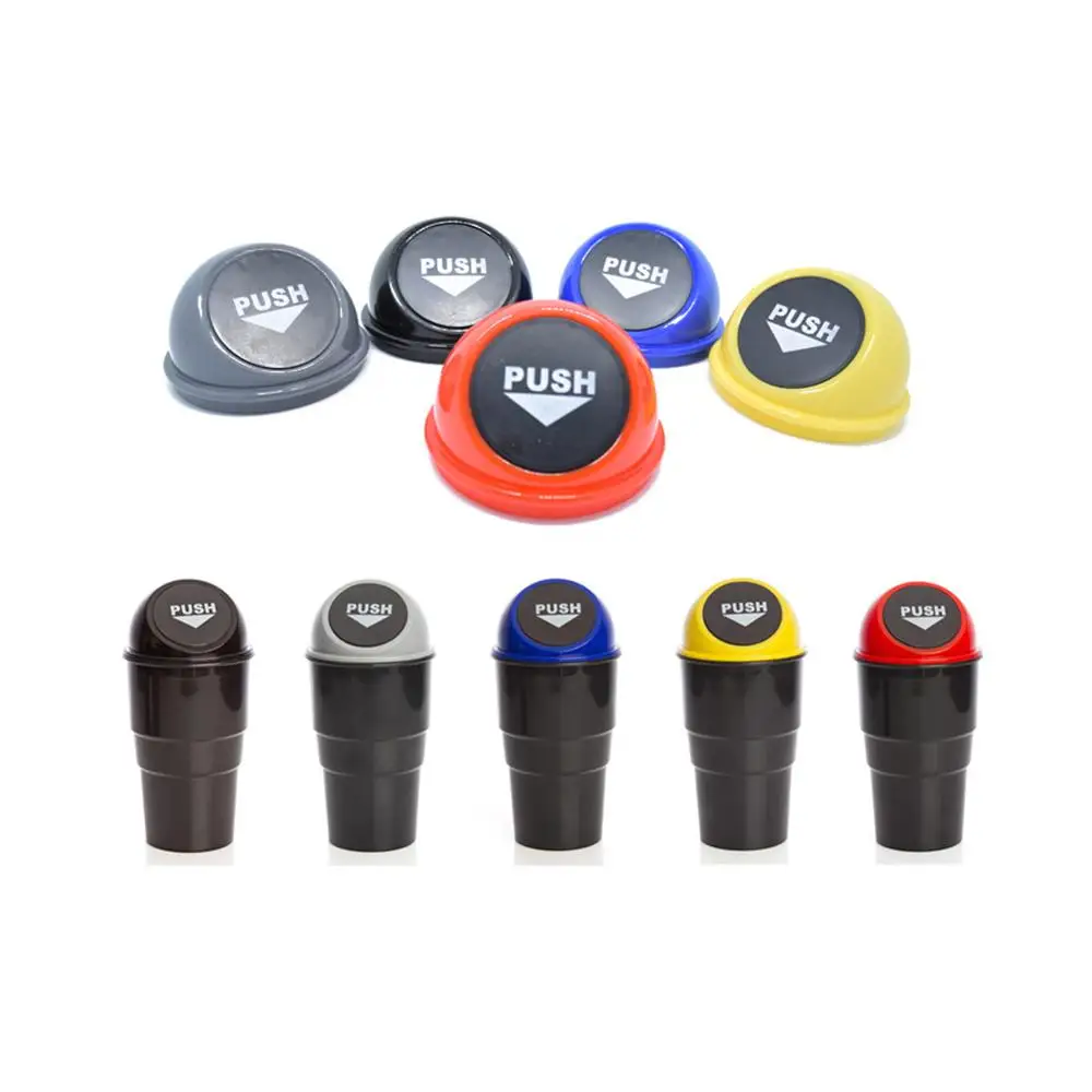 Портативный мини бумажный мусорный контейнер автомобильный пластиковый для