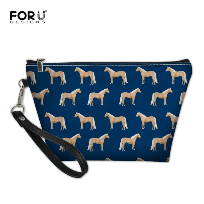 FORUDESIGNS Palomino лошадь Печать сумка-косметичка Сумка для женщин дорожный Органайзер красота мыть дорожный несессер Vanity - Цвет: RH0429Z8