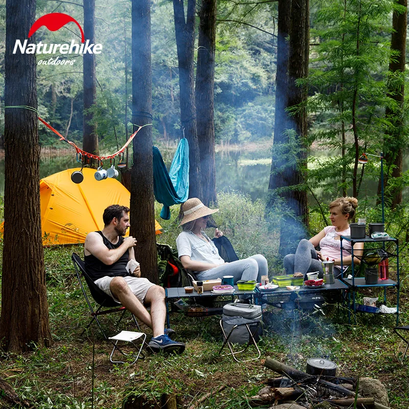 Складной стол Naturehike светильник портативный сменный обеденный для кемпинга