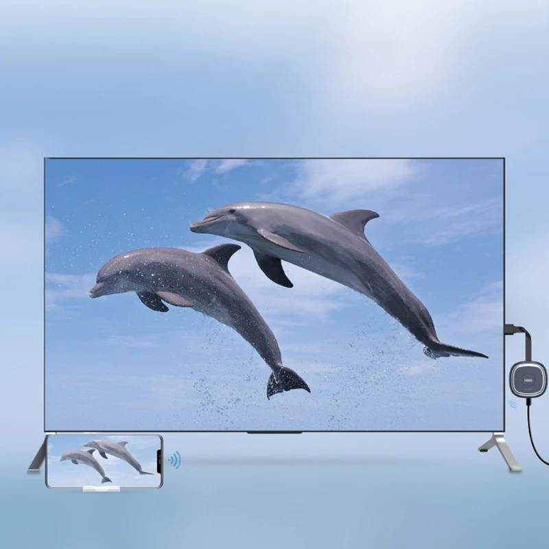 

2.4/2.4+5G Wireless WiFi Display Receiver Mobile Phone Projector Media Player