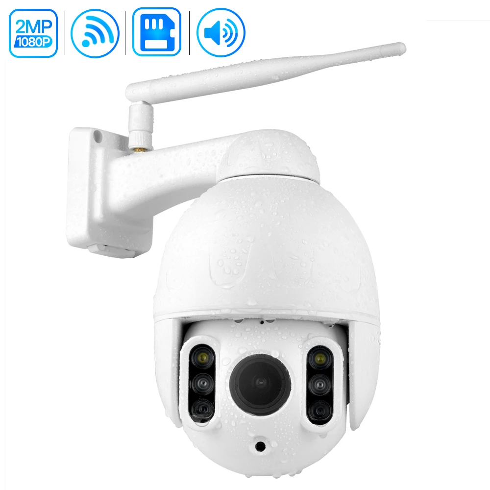 1080P PTZ 16X зум FHD распознавание лица автоматическое отслеживание WiFi Беспроводная