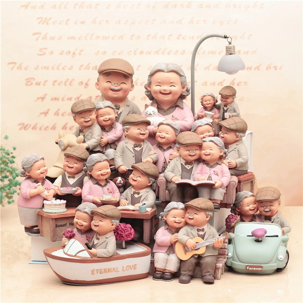 

Valentine's Day Present Grandparents Old Lady Old Characters Crafts Creative Birthday Gifts Small Ornaments