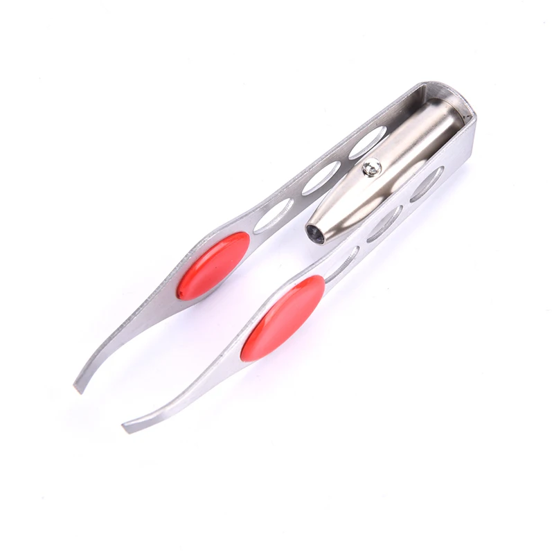 

Led Lighted Eyebrow Clip Antislip Eyebrow Pincet Clipper Trims Rvs Ontharen Clamp Make-Up Beauty Tool