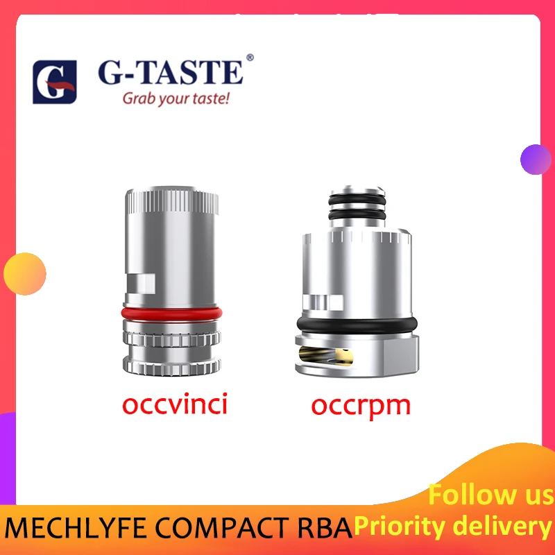 1 шт. упак. аксессуары для электронных сигарет компактный RBA атомайзер со вкусом G