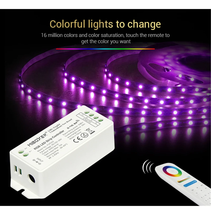 Miboxer New FUT043 DC12 24V RGB светодиодная полоса управления ler умная система 2 4G