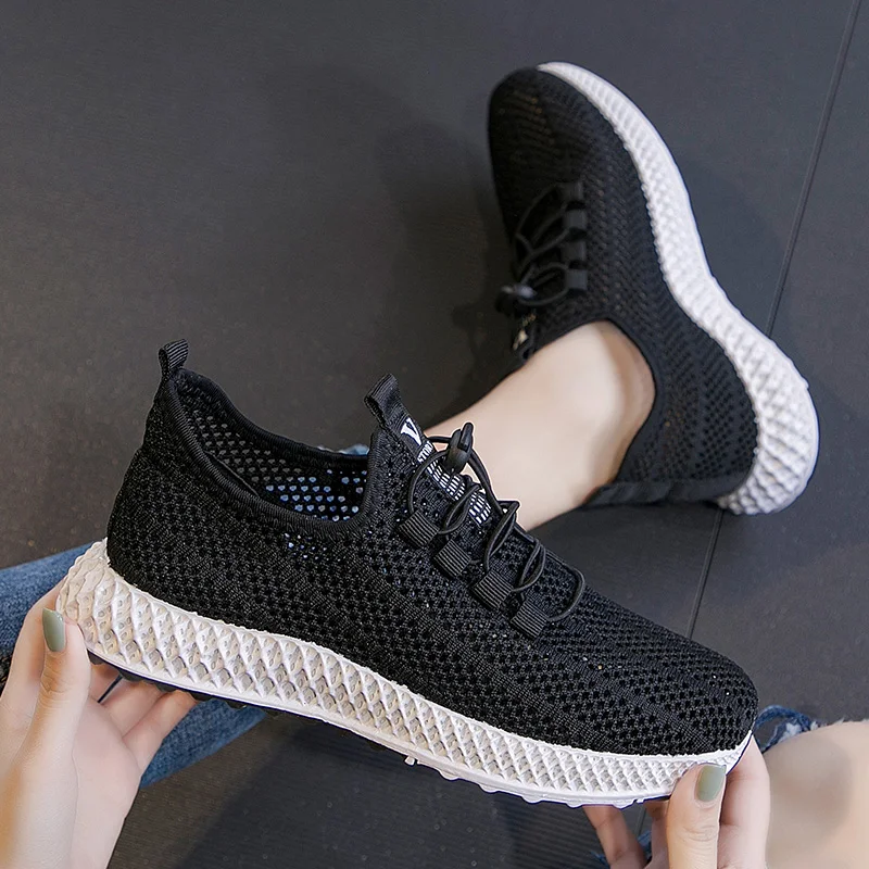 Tenis Feminino 2021 Summer Breathable Mesh Sneakers Woman Tennis Sports Shoes Comfortable Outdoor Walking Sneaker Tenis Shoe
