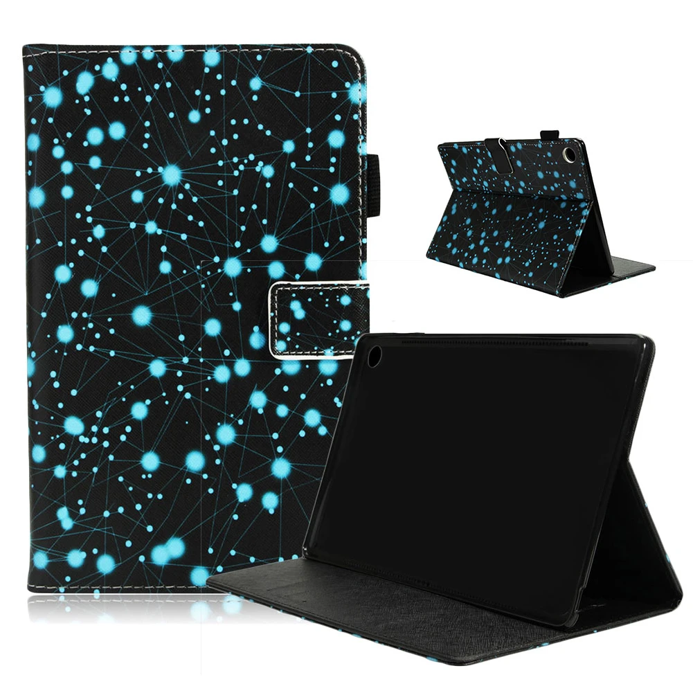 

Чехол с принтом для Huawei MediaPad M5 8,4, чехол, искусственная кожа, плоский защитный чехол для планшета для Huawei M5 8,4