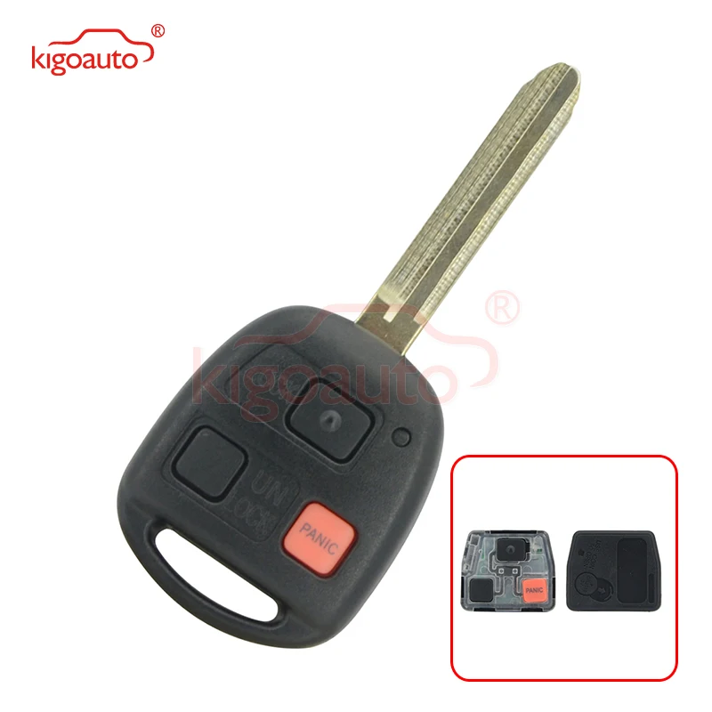 Kigoauto 315 МГц без чипа TOY43 БЕСКЛЮЧЕВОЙ для Toyota Land Cruiser HYQ1512V 1998 1999 2000 2001 2002