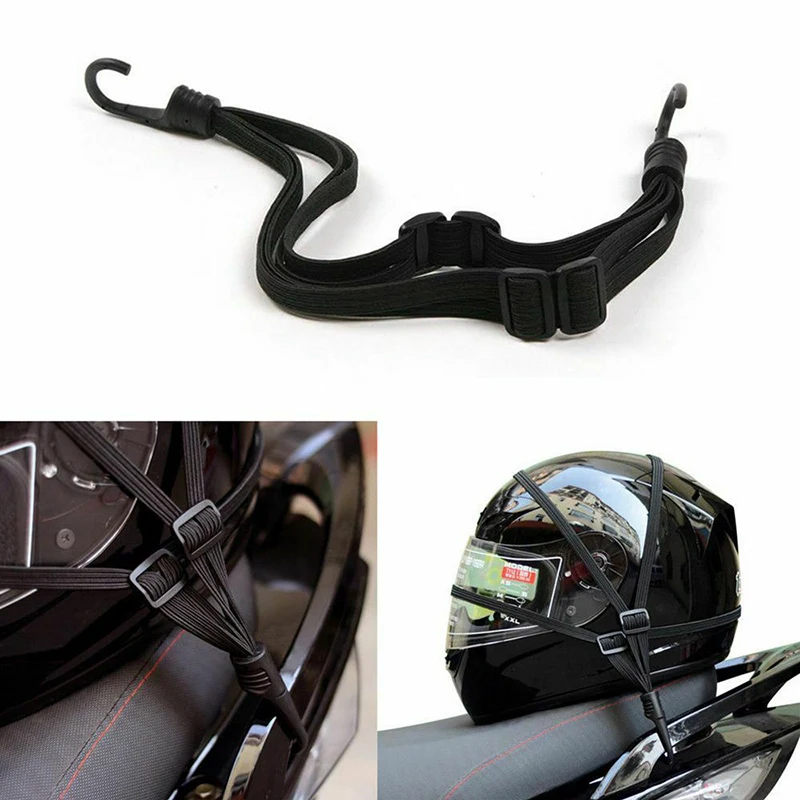 Черный моторный багажный шлем сетчатый Канатный кабельный пояс Банджи шнур