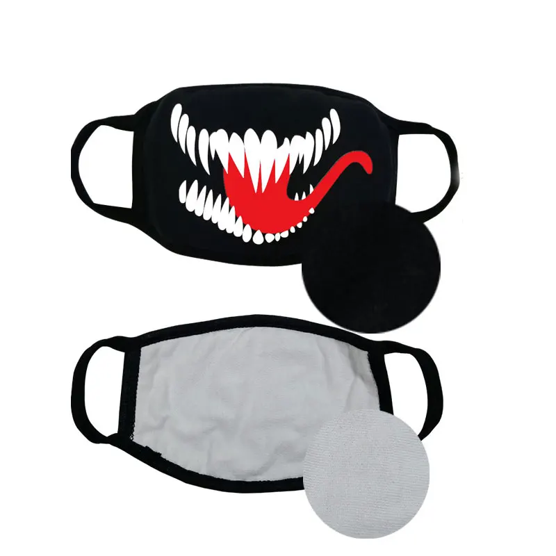 Мультяшная ветрозащитная хлопковая маска маски для ухода за здоровьем на