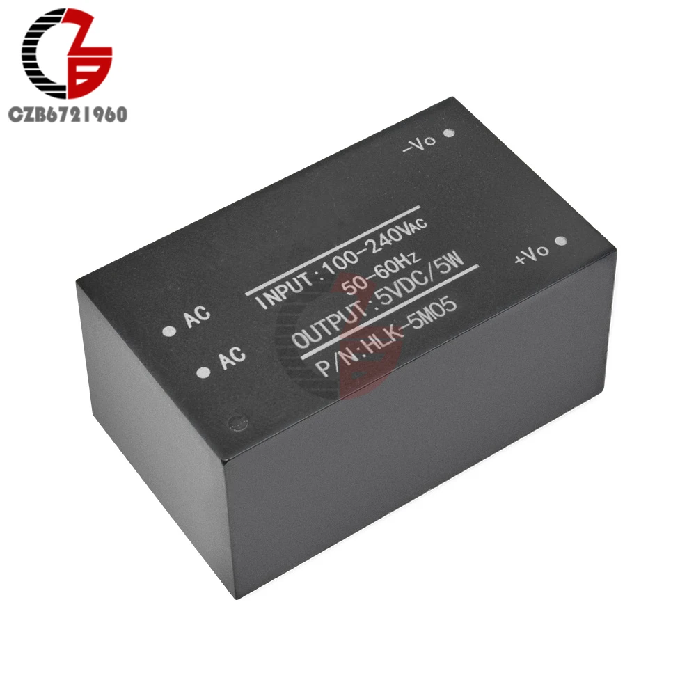 HLK 5M05 компактный изолированный блок питания 5 Вт 1А AC DC 220В до 5В|220v to 5v|ac-dc 220vac-dc 220v 5v |