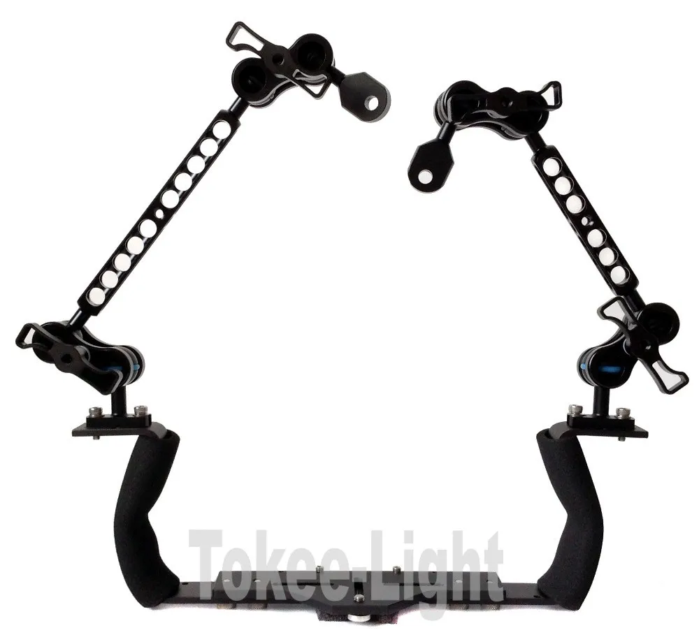 Система крепления на 150мм + 200мм и водонепроницаемый подводный корпус MK для камер Canon S95 S100 S110 S120.