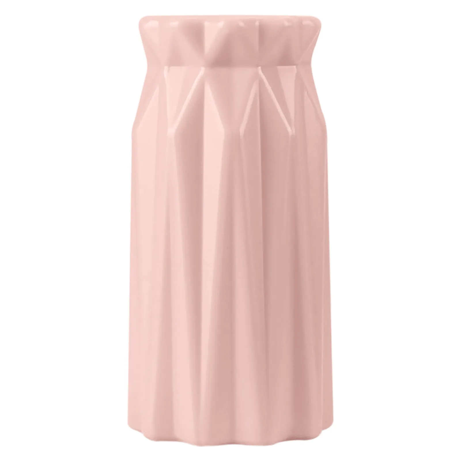 

Modern Plastic Vases Office Vase Multi Color Dry Flower Vase European Anti-ceramic New Pe Durable Vase Garden Tools Supplies