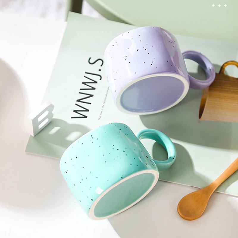 Керамическая кружка для кофе в стиле ретро креативная чашка чая молока завтрака