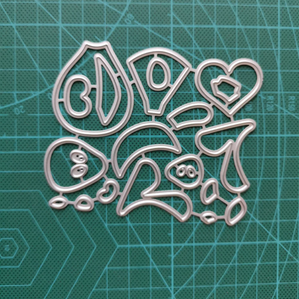 

Irregular Metal Craft Heart Decoration Paper Die Cutting Dies for Scrapbooking/DIY Wedding Halloween Easter Greeting Cards