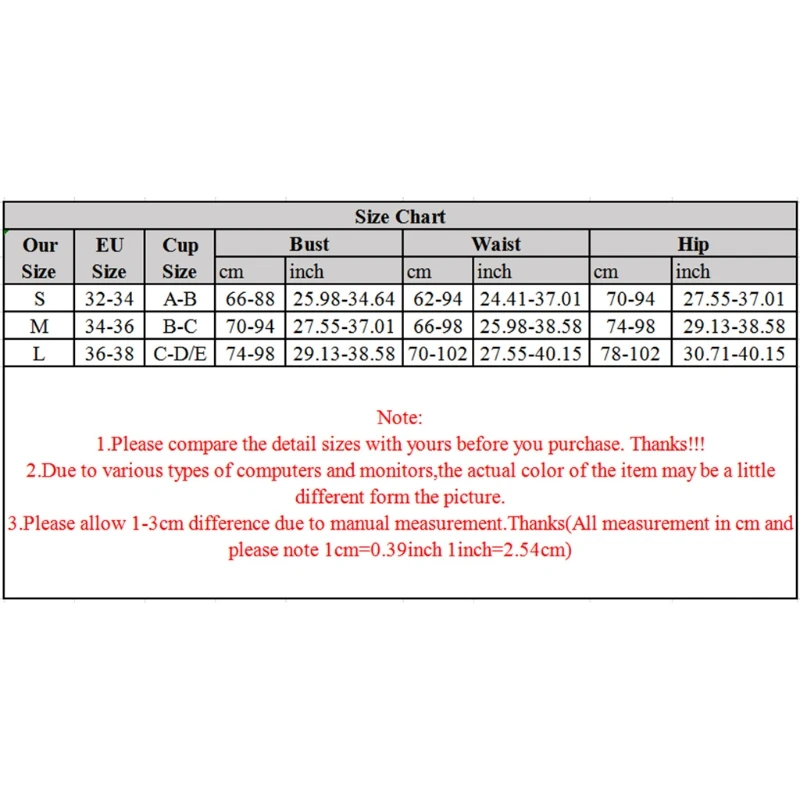 

Q1FF Women Sexy 2pcs Bikini Set Push-Up Swimsuit High Cut Solid Color Bathing Suit