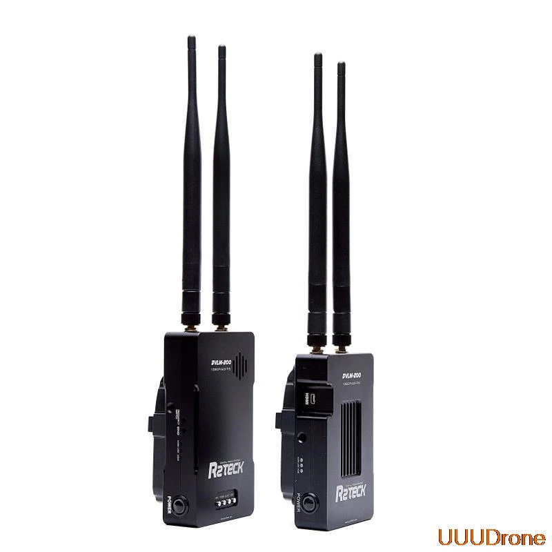 R2TECK DVLM-200 2KM 1080P HD Video Transmission 5G 25mW-800mW Wall Penetration FPV System AV VTX RX Combo
