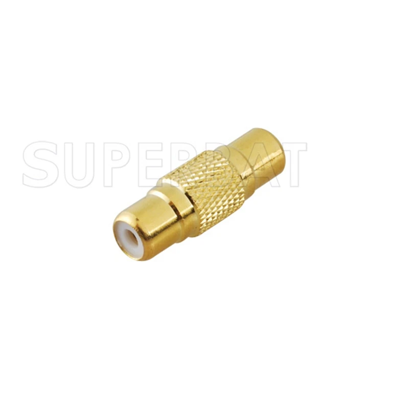 Superbat RCA Adapter RCA Jack to Female Straight RF Coaxial Connector