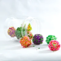 model artificial flower diorama sand table display mixed color decoration simulation micro landscape birthday gift 9pcslot