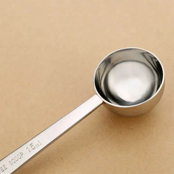 15ML Coffee Scoop Thicken Stainless Steel Tablespoon Measuring Spoon Kitchen Bar Tools 1PCS -30 | Дом и сад