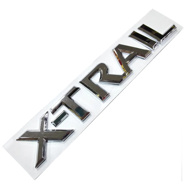 3D стерео надпись значок для Nissan X-Trail Qashqai X Trail Rogue задний багажник шрифт наклейки