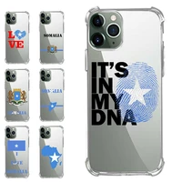 extra protection transparent tpu phone cases for iphone 6 7 8 s xr x plus 11 12 mini se 2020 pro xs max somali flag love map