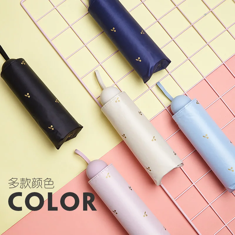 Модный портативный Зонт от дождя для женщин Мини Летний милый складной зонт с