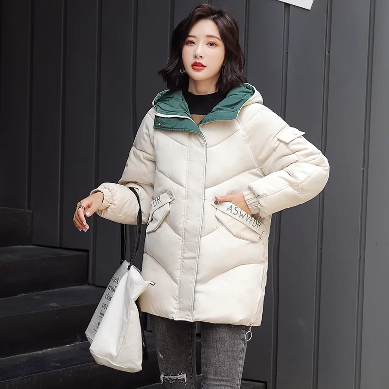 Winter jacket women 4 big yard xl2019 han edition lady's winter new trill in same cotton-padded clothes down cotton |