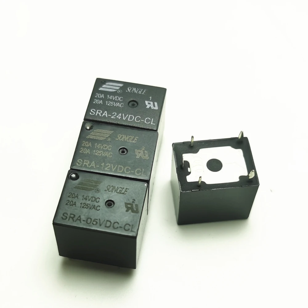 10 шт./Iot Мощность реле SRA- 05VDC 12VDC 24VDC-AL-CL T74 20A 4pin 5pin 5 В 12 24 постоянного тока |