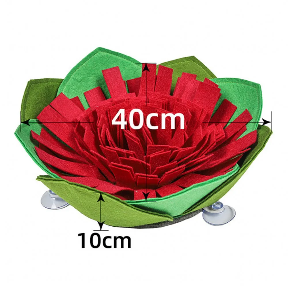 

New Chew Dog Toys Interactive Round Sniffing Pad Washable Puppy Cat Puzzle Training Blanket Pet Sucker Feeding Mat Toy For Dog