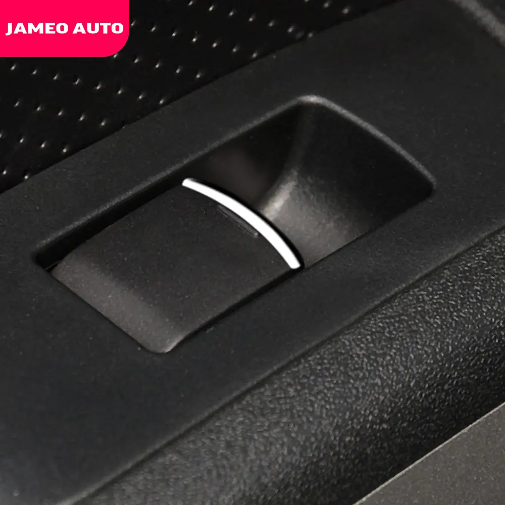 

Jameo Auto ABS Chrome Stickers for Nissan Tidda 2006 2007 2008 Windows Lifter Buttons Cover Window Knob Trim Sticker 7Pcs/Set