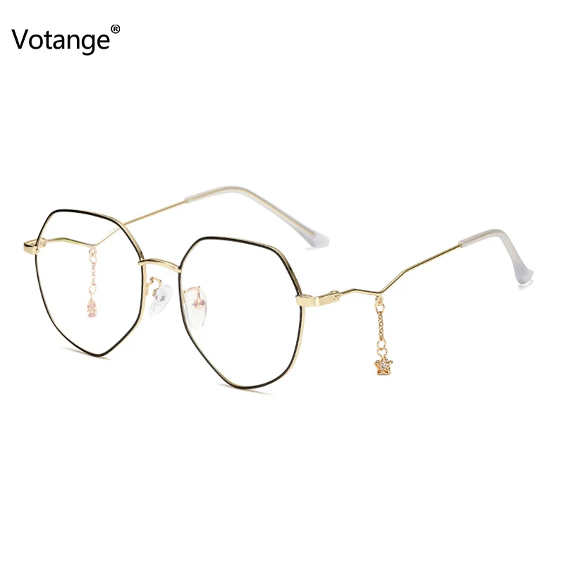 2020 в винтажном стиле голубого цвета ретро светильник очки металлическая оправа