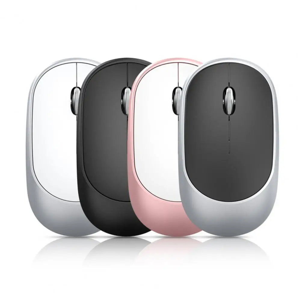 

Original Mini Rechargeable Ultra-thin Wireless Bluetooth Mute Mouse 1600DPI 2.4G Dual-mode Gaming Mouse For Computer Tablet PC