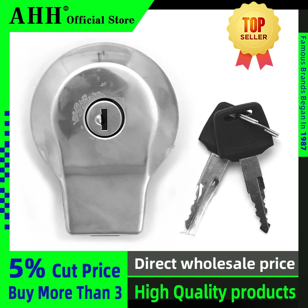 

AHH Motorcycle Fuel Gas Tank Cap Cover Lock fit for Yamaha Virago XV125 Vstar XV250 Virago 250 400 535 750 1100
