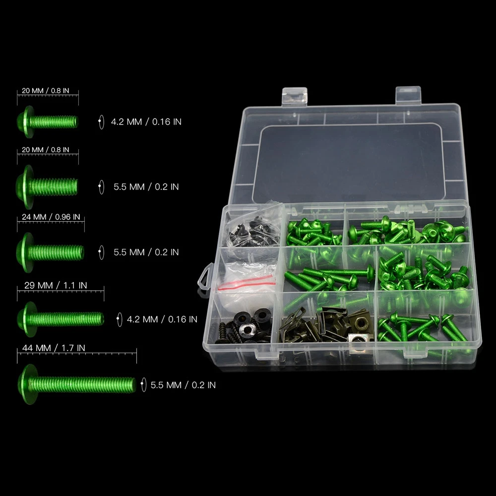 Для Honda универсальный мотоцикл обтекатель Болты Комплект шурупы аксессуары RVF750R