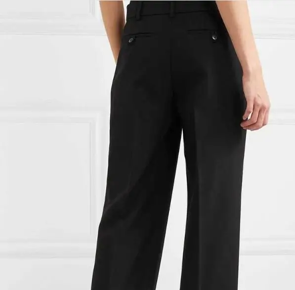 

Cultiseed Women High Waist Wide Leg Straight Pants Trousers Female New Office Work Party Long Suit Pant Ladies Casual Trousers