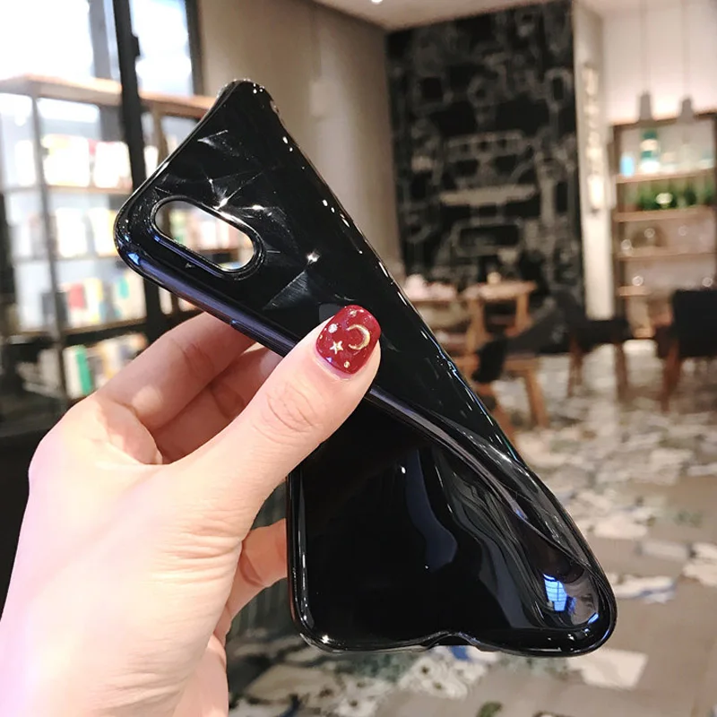 3D чехол с алмазной текстурой для iPhone 6, 6s, 7, 8 Plus, X, мягкий чехол для телефона для iPhone 7, прозрачный чехол Ультратонкий чехол