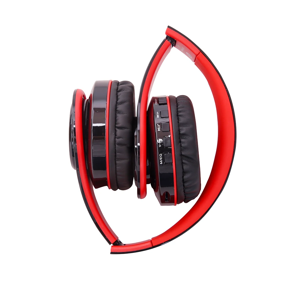 Bluetooth наушники беспроводные Складные стерео гарнитура с микрофоном Поддержка TF