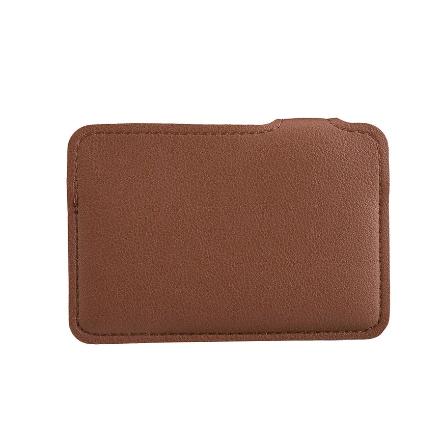 Кожаный кошелек винтажный тонкий с зажимом для денег визитница Роскошный feuille