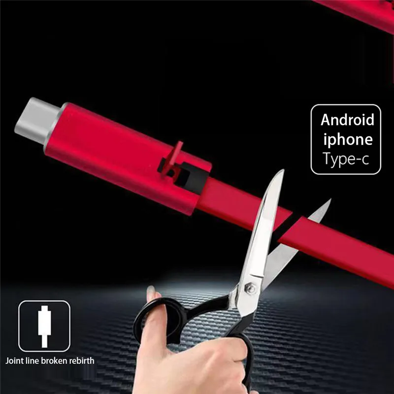 Кабель для быстрой зарядки 1 5 м 4 а Ремонтный usb-кабель синхронизации данных