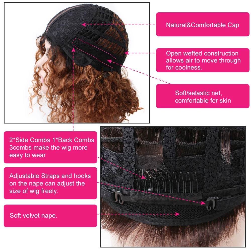 Объемный волнистый парик на фронте шнурка Омбре блонд для женщин 150% бразильские