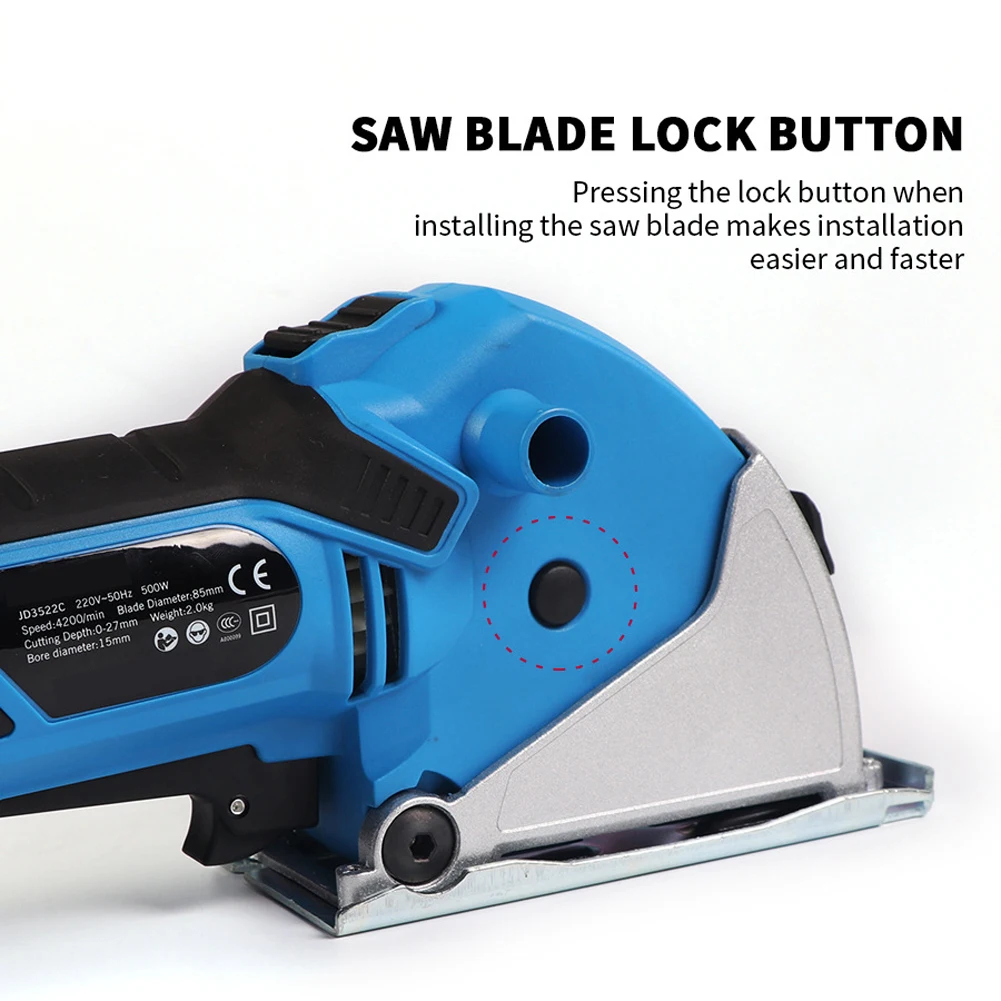 Портативная миниатюрная электрическая циркулярная пила многофункциональная
