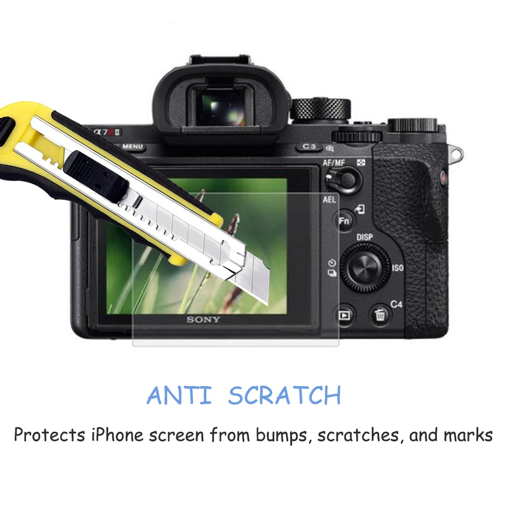 Защитная пленка из закаленного стекла для Sony A6000 A6300 A5000 NEX 6/5 A9 A7R A7 A7s A7II A7III A7RIII A7RII
