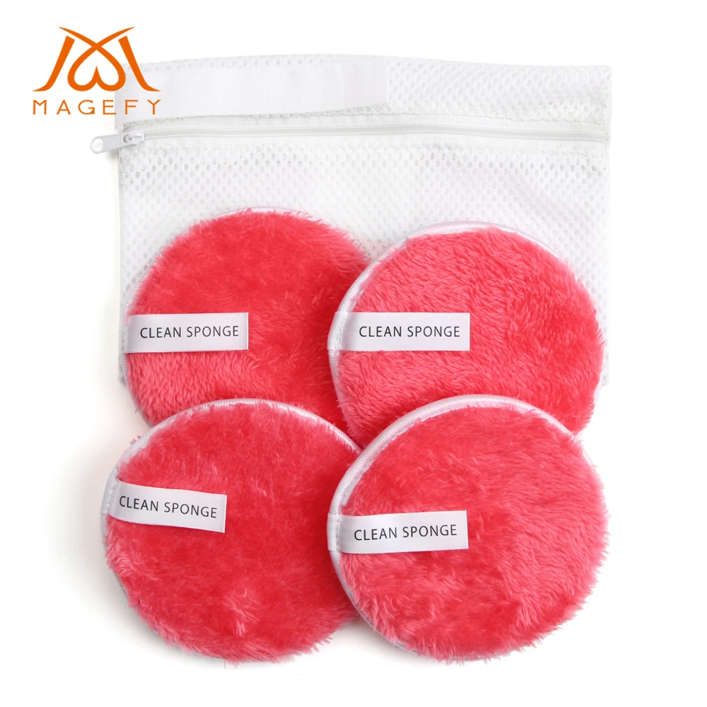 4 шт. мягкое полотенце для снятия макияжа из микрофибры очиститель лица