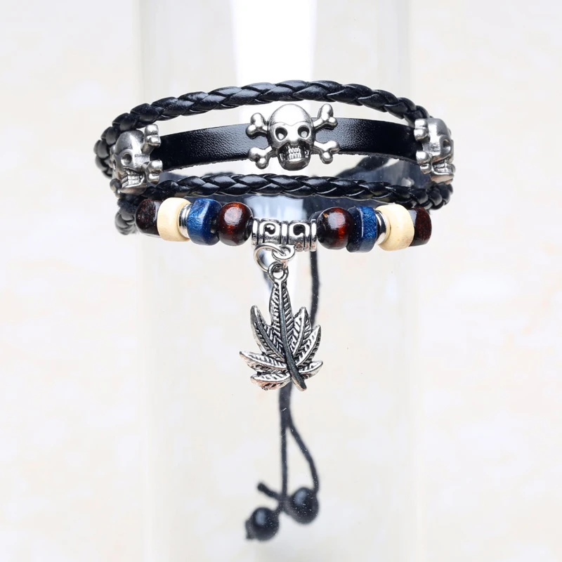 Кожаный браслет кожаный кожаные украшения модные ювелирные изделия | Украшения и