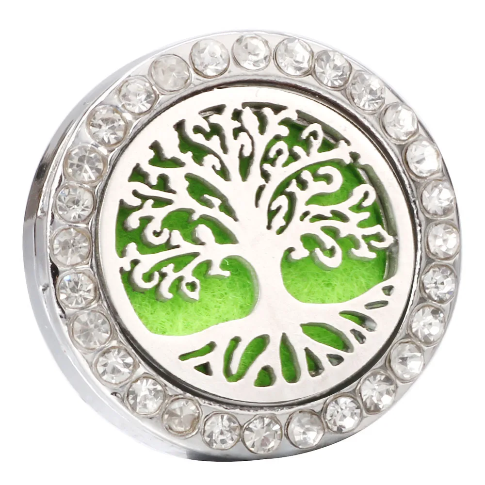 Новый ароматерапия 18 мм оснастки кнопки духи медальон Магнитная Нержавеющая