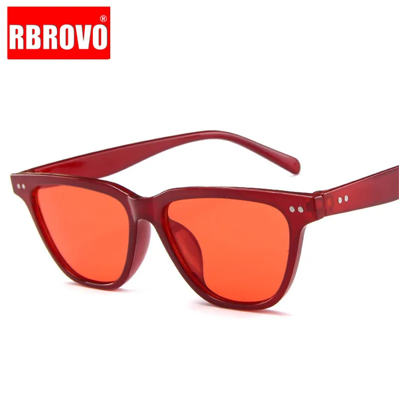 

RBROVO 2021 Fashion Simple Sunglasses Women Designer Luxury Man/Women Sun Glasses Classic Vintage UV400 Outdoor Oculos De Sol
