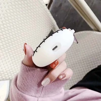 Skull Cartoon Protective Cover Is Suitable for Airpods Pro 3 Headset Shell with Carabiner Soft Silicone Protective Cover